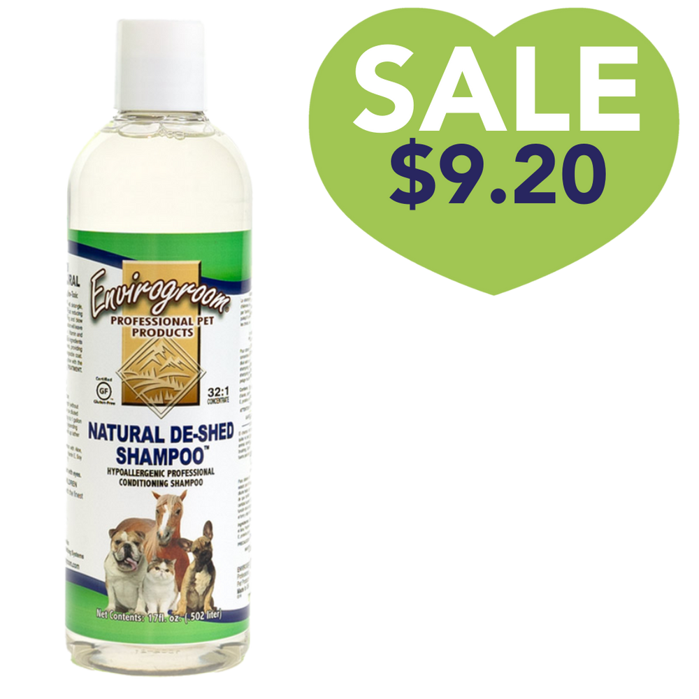 Natural De-shed Shampoo 17oz by Envirogroom