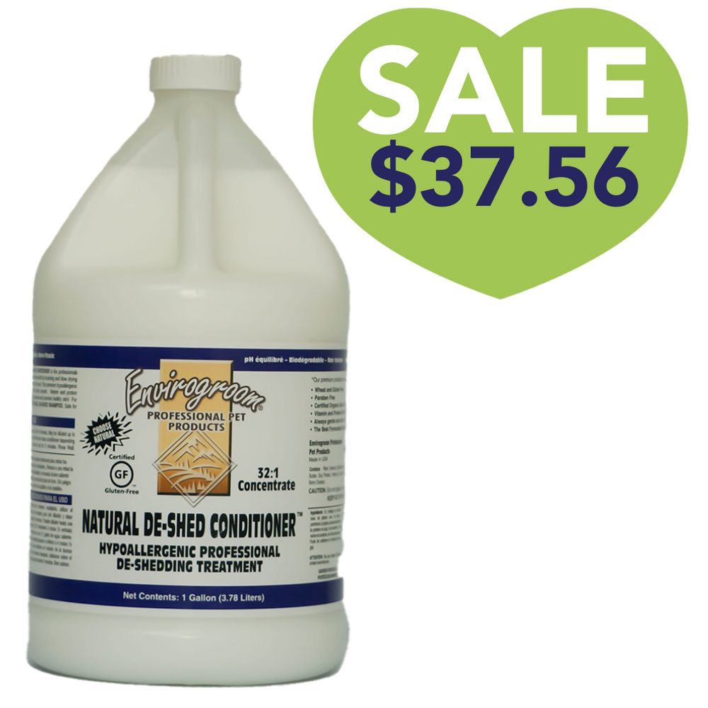 Natural deshedding conditioner gallon by envirogroom