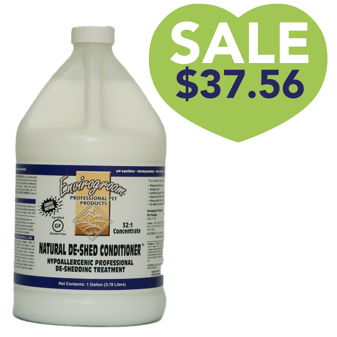 Natural deshedding conditioner gallon by envirogroom