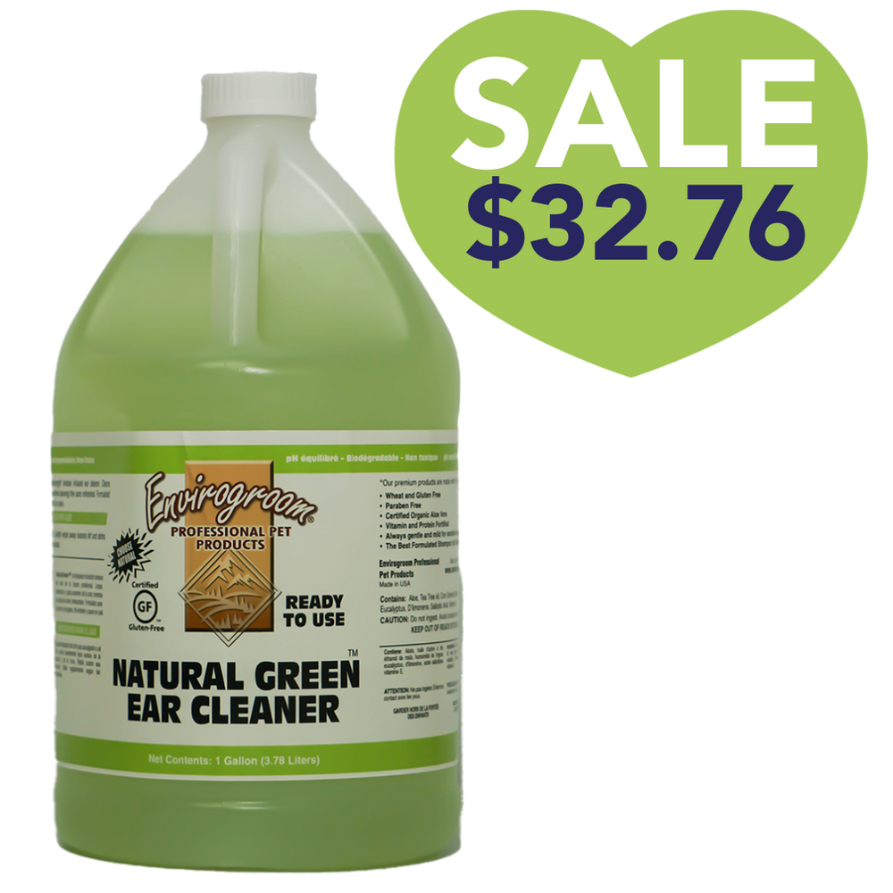 Natural Green Ear Cleaner 1 Gallon by Envirogroom