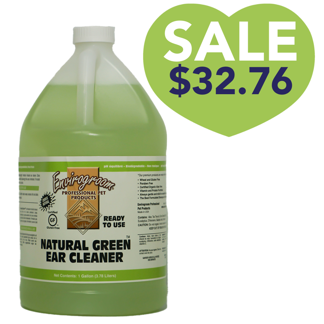 Natural Green Ear Cleaner 1 Gallon by Envirogroom