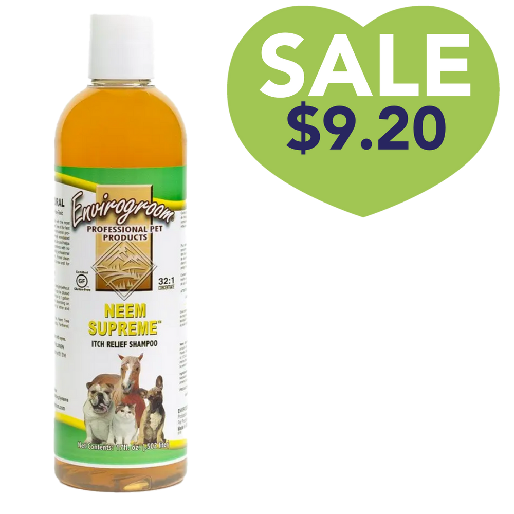 Neem supreme itch relief shampoo 17oz by envirogroom