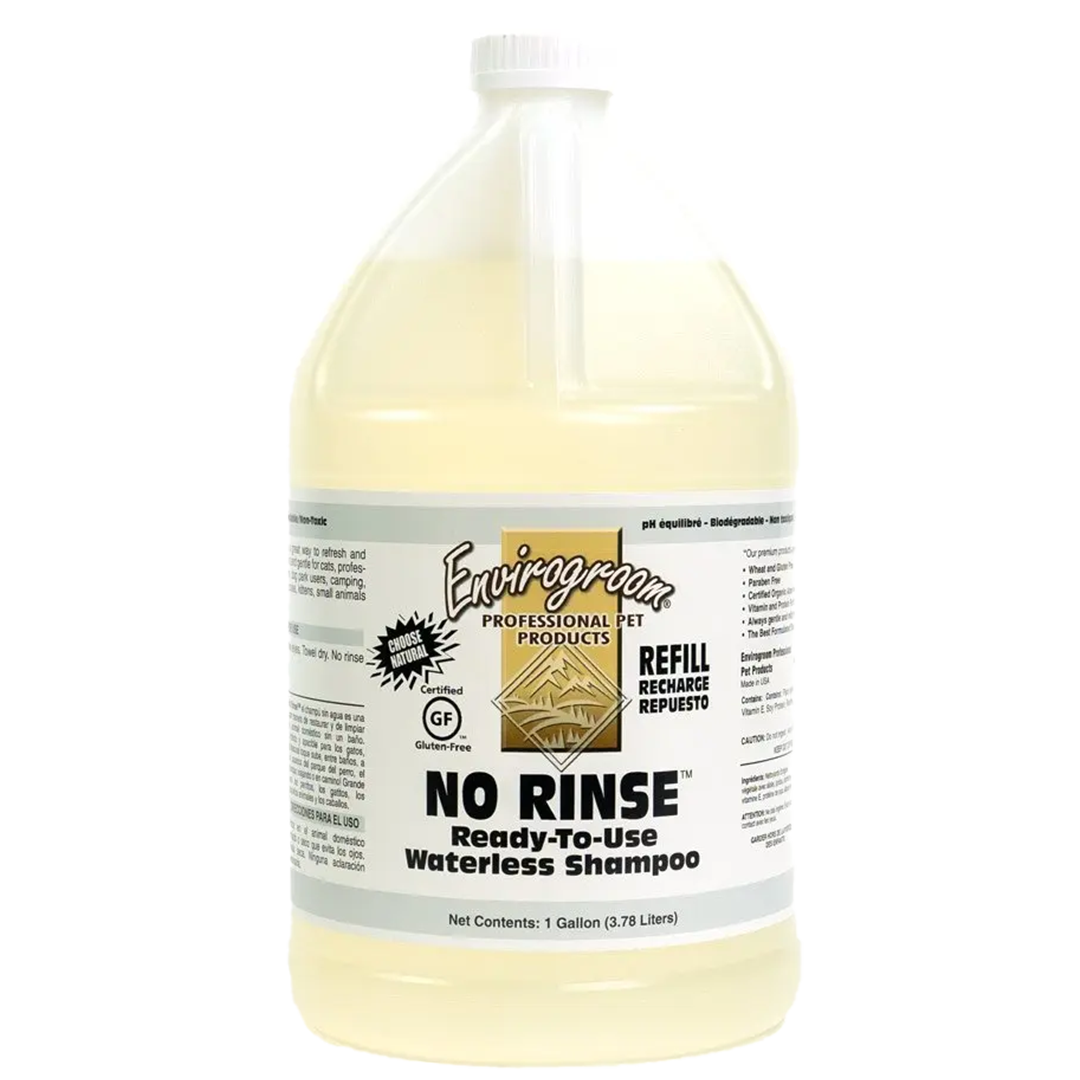 Shampoo First Rinse No Rinse Waterless Shampoo Spray 1 Gallon by Envirogroom