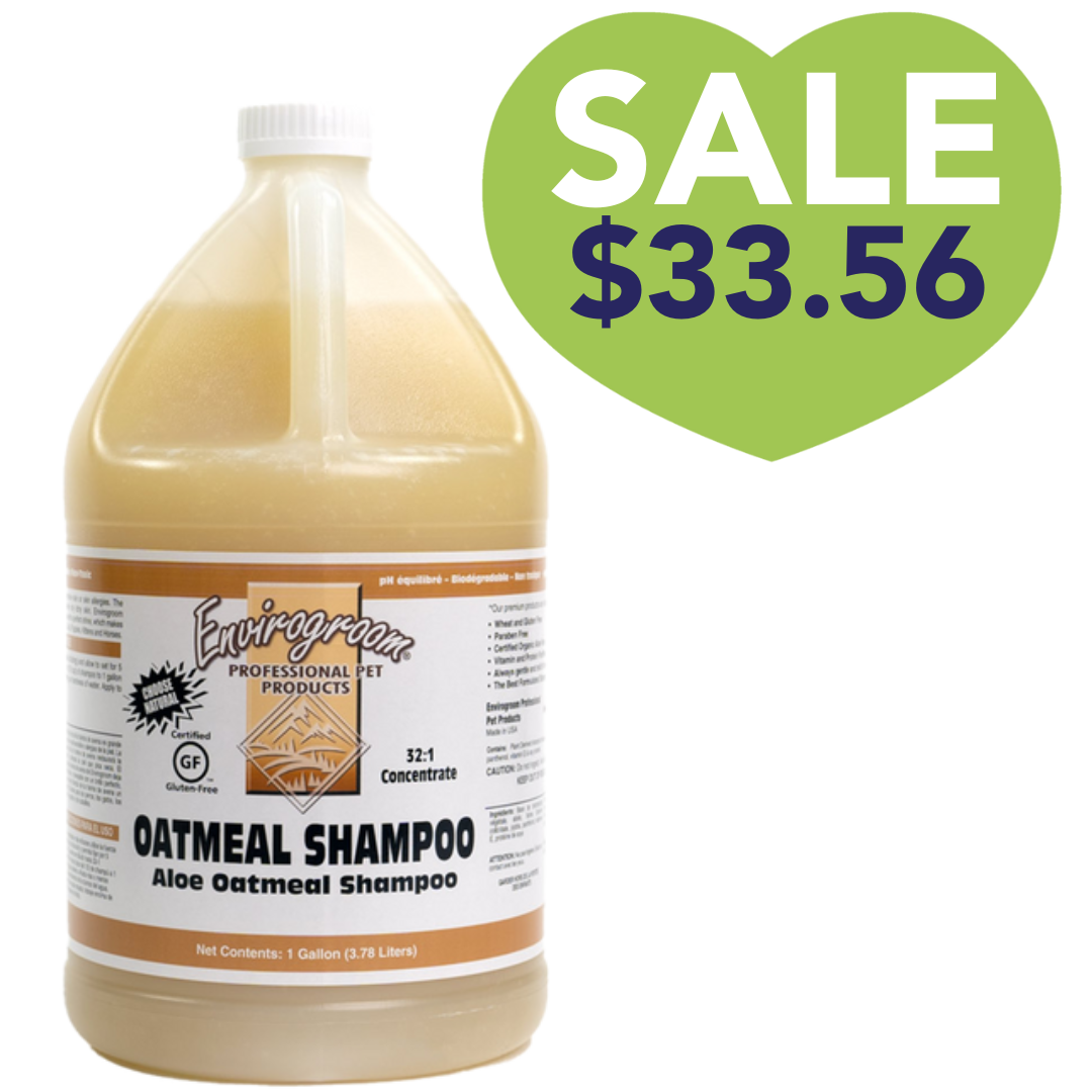 Oatmeal shampoo gallon by envirogroom