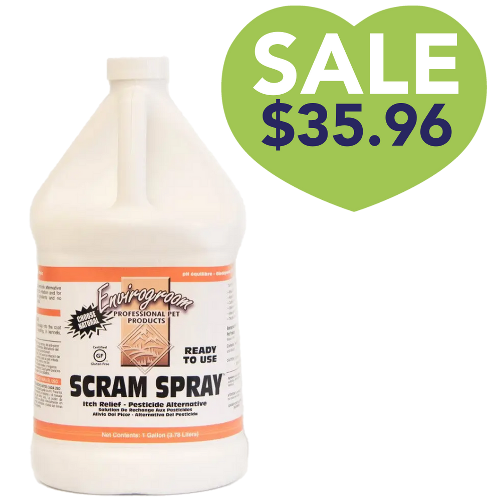 Scram Anti-Itch Pesticide Alternative Spray 1 Gallon by Envirogroom