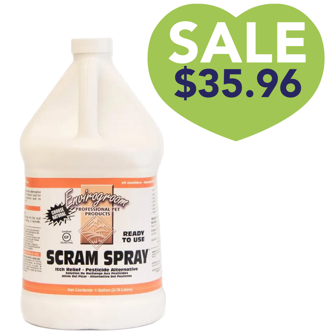 Scram Anti-Itch Pesticide Alternative Spray 1 Gallon by Envirogroom