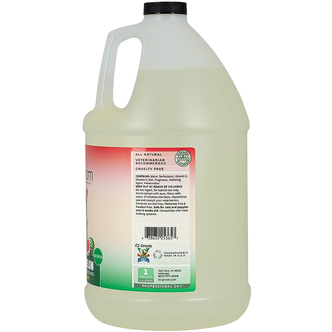 Watermelon Deodorizing 24:1 Shampoo Gallon by EZ-Groom