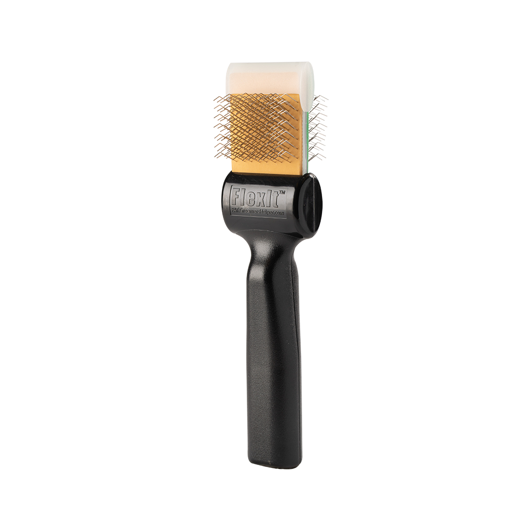 Green/Gold Soft Flex Finishing Undercoating Combo Single Brush by FlexIt