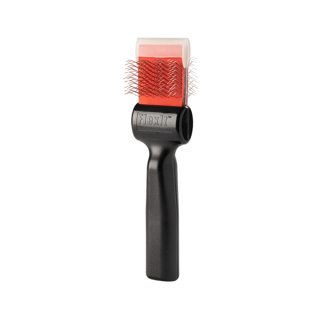 Red/Purple Finishing Combo Single Brush by FlexIt