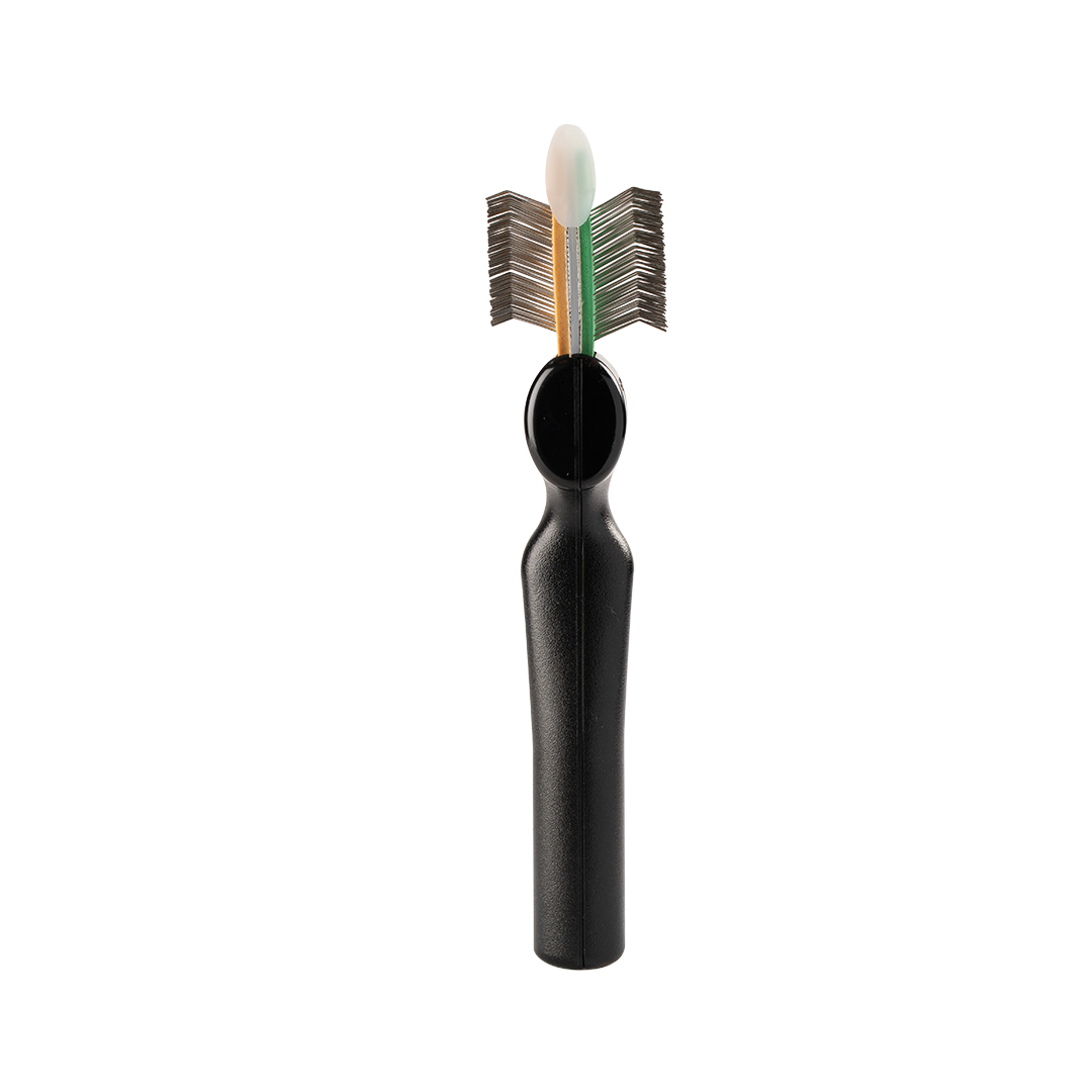 Green/Gold Soft Flex Finishing Undercoating Combo Single Brush by Flexit