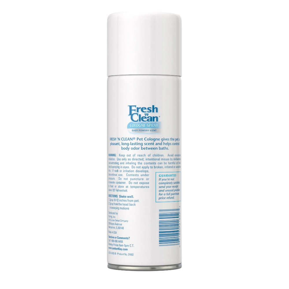 Cologne Spray Baby Powder Scent 6oz by Fresh 'n Clean