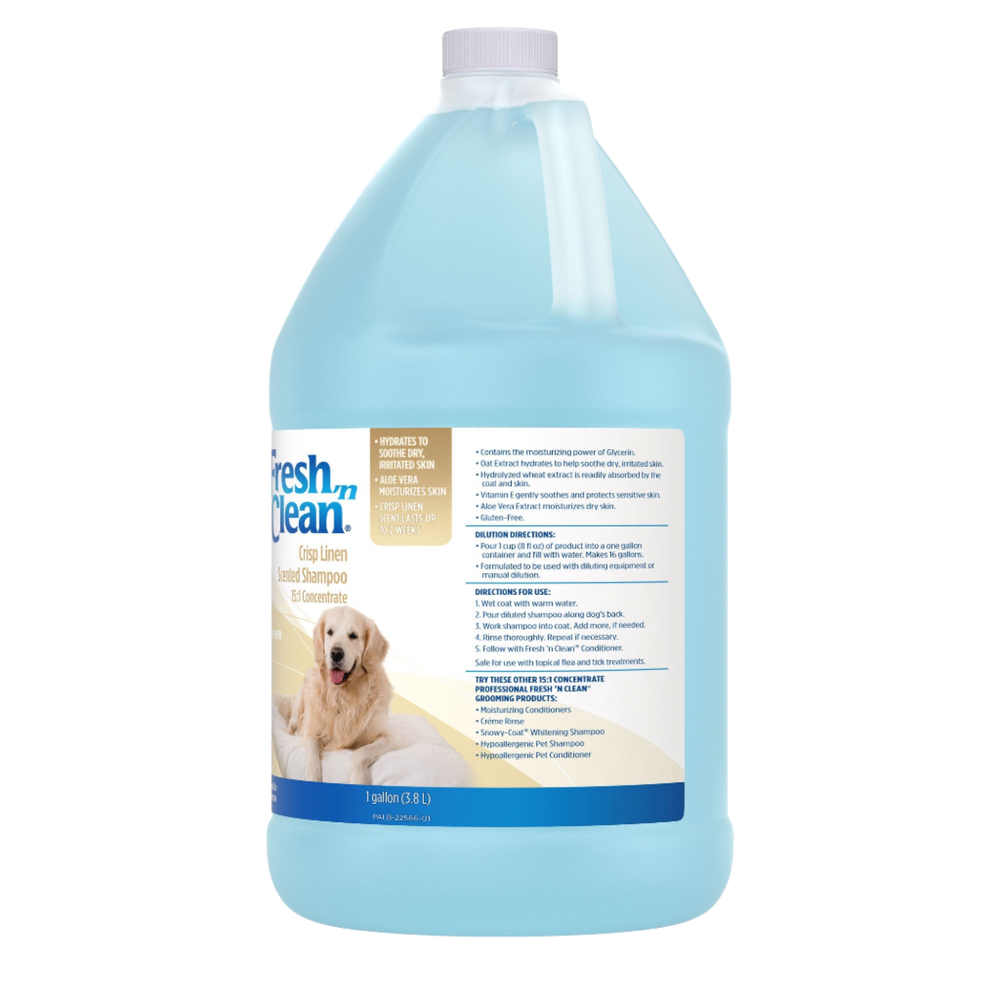 Scented Shampoo Crisp Linen Scent 15:1 Concentrate Gallon by Fresh 'n Clean