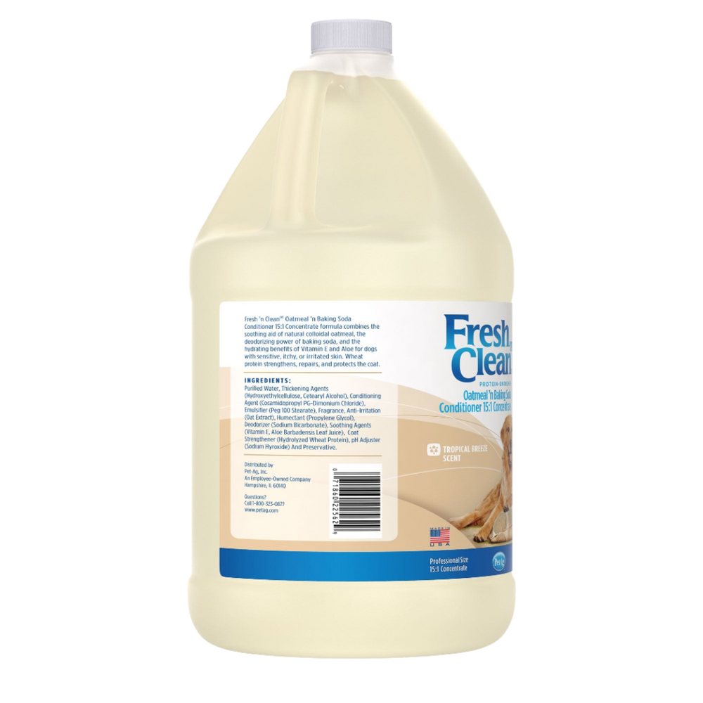 Oatmeal ’n Baking Soda Conditioner Tropical Breeze Scent 15:1 Concentrate Gallon by Fresh 'n Clean