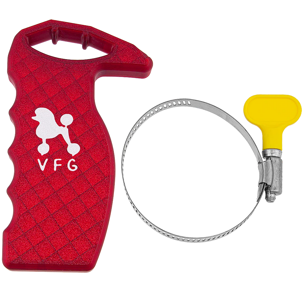 Vanity Fur Furm Grip Dryer Handle Jolly Red