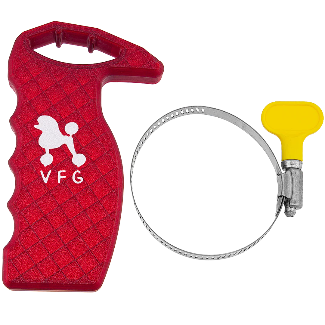 Vanity Fur Furm Grip Dryer Handle Jolly Red