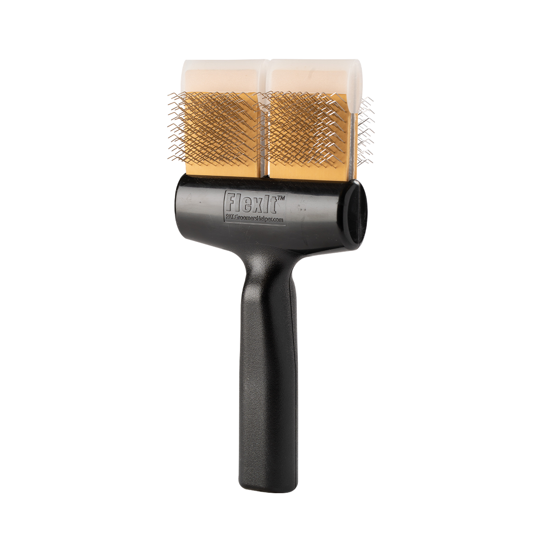 Gold Soft Flex Undercoating Twin Double Brush by FlexIt
