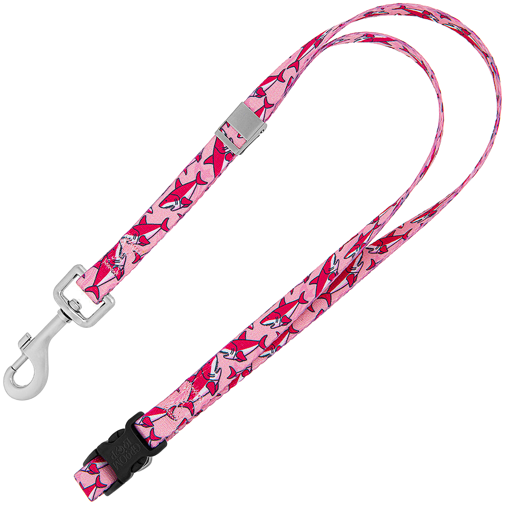 24" Polyester Loop Pink Sharks by Groom Loop