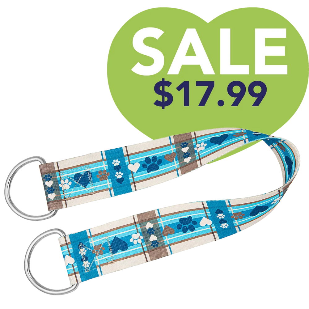 25" Belly Band Paws & Plaid by Groom Loop