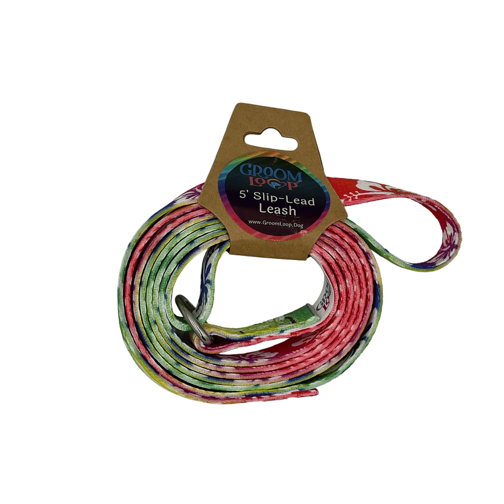 groom-loop-5ft-slip-lead-leash-colorful-hawaiian-for-dogs