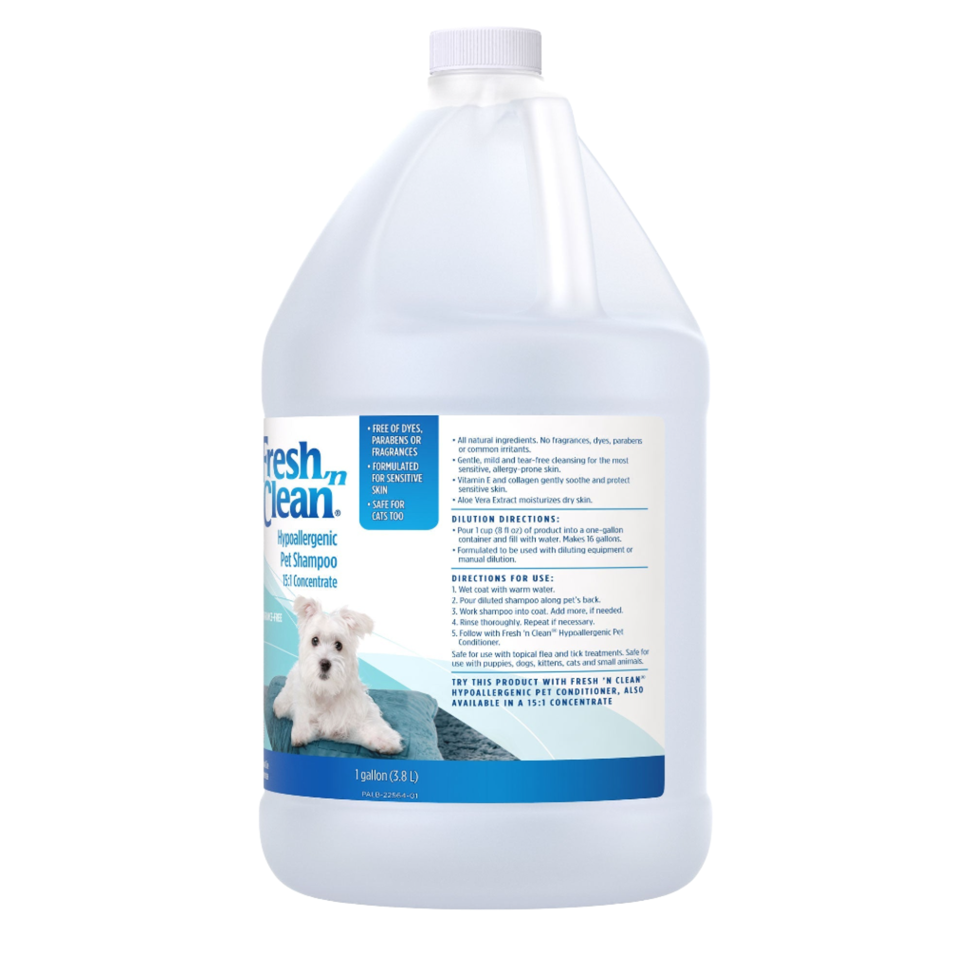 Fresh 'n Clean Pet Shampoo 15:1 Concentrate Gallon
