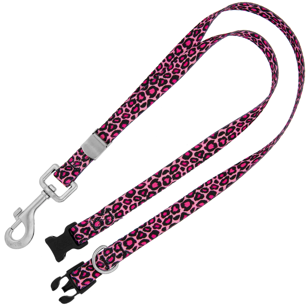 Polyester Loop Pink Leopard by Groom Loop