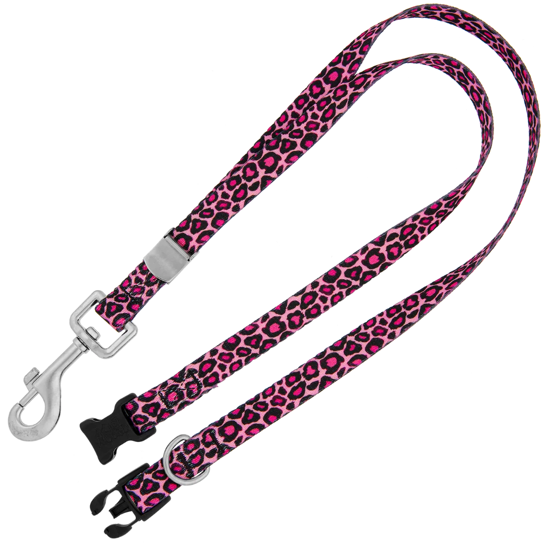 Polyester Loop Pink Leopard by Groom Loop