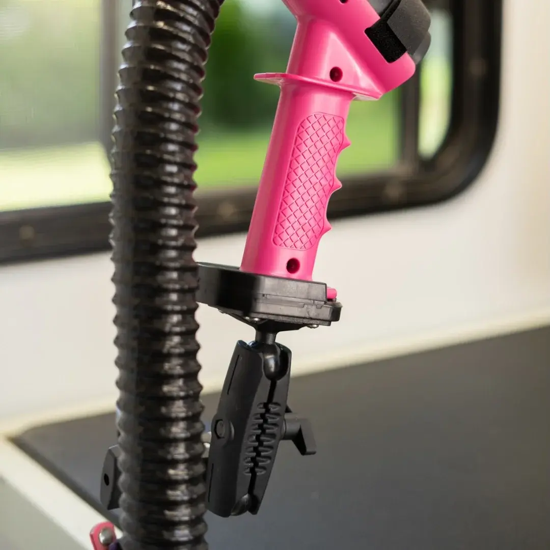 Clip It Dryer Holder Attachment Black by Handle It