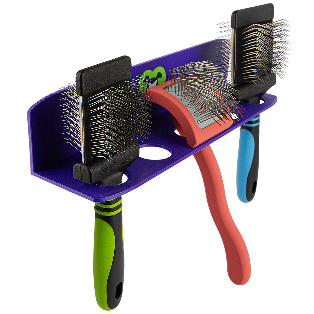 Hanging Brush Holder Purple by PetStore.Direct