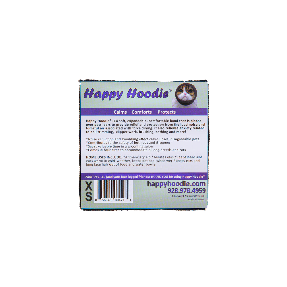 Happy Hoodie Black Extra Small