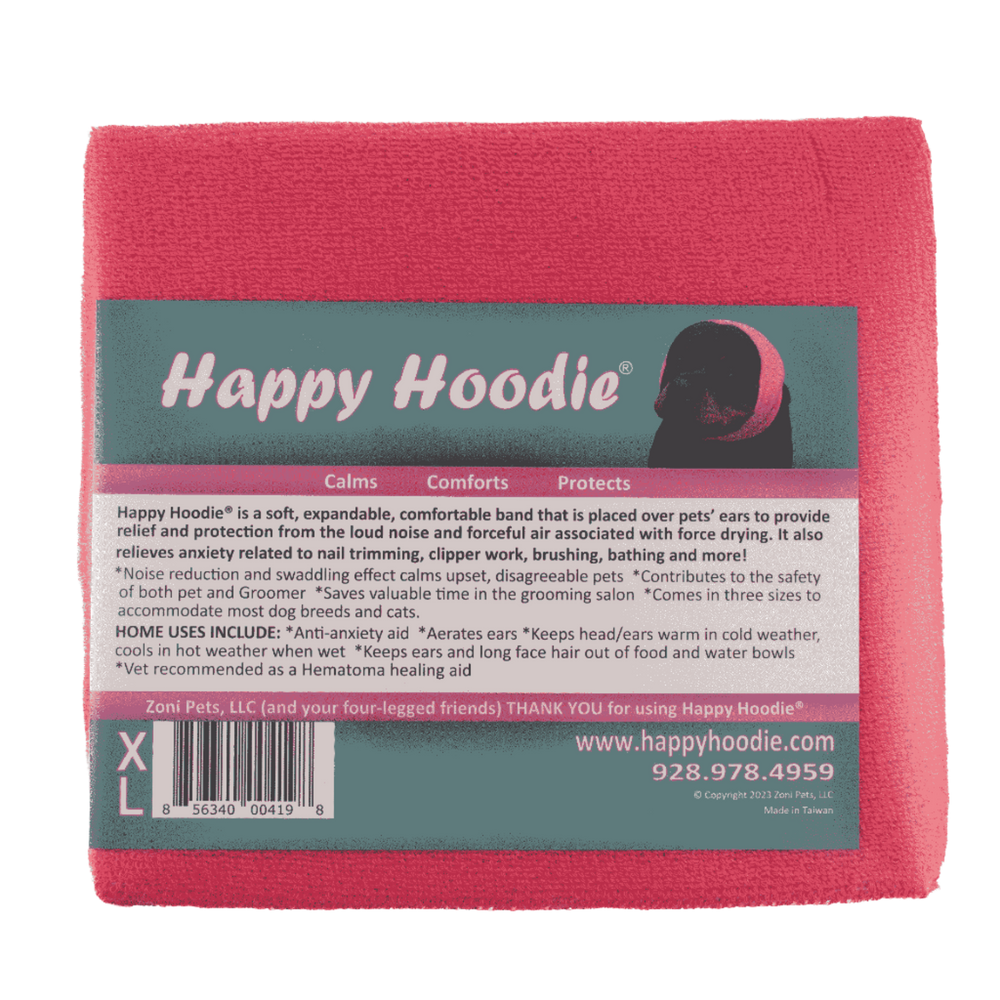 Happy Hoodie Extra Large Pink