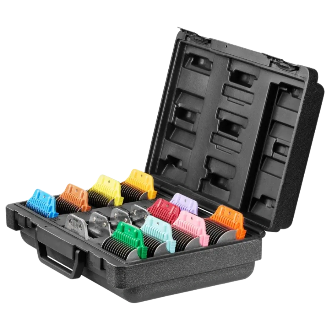 heiniger-10-wide-snap-on-combs-with-4-wide-blades-in-carry-case