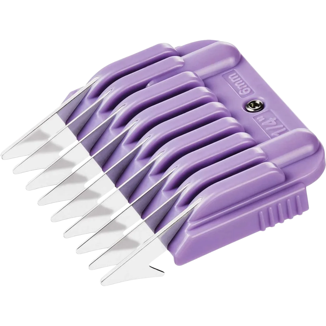 Snap-on Stainless Steel Comb 6mm by Heiniger