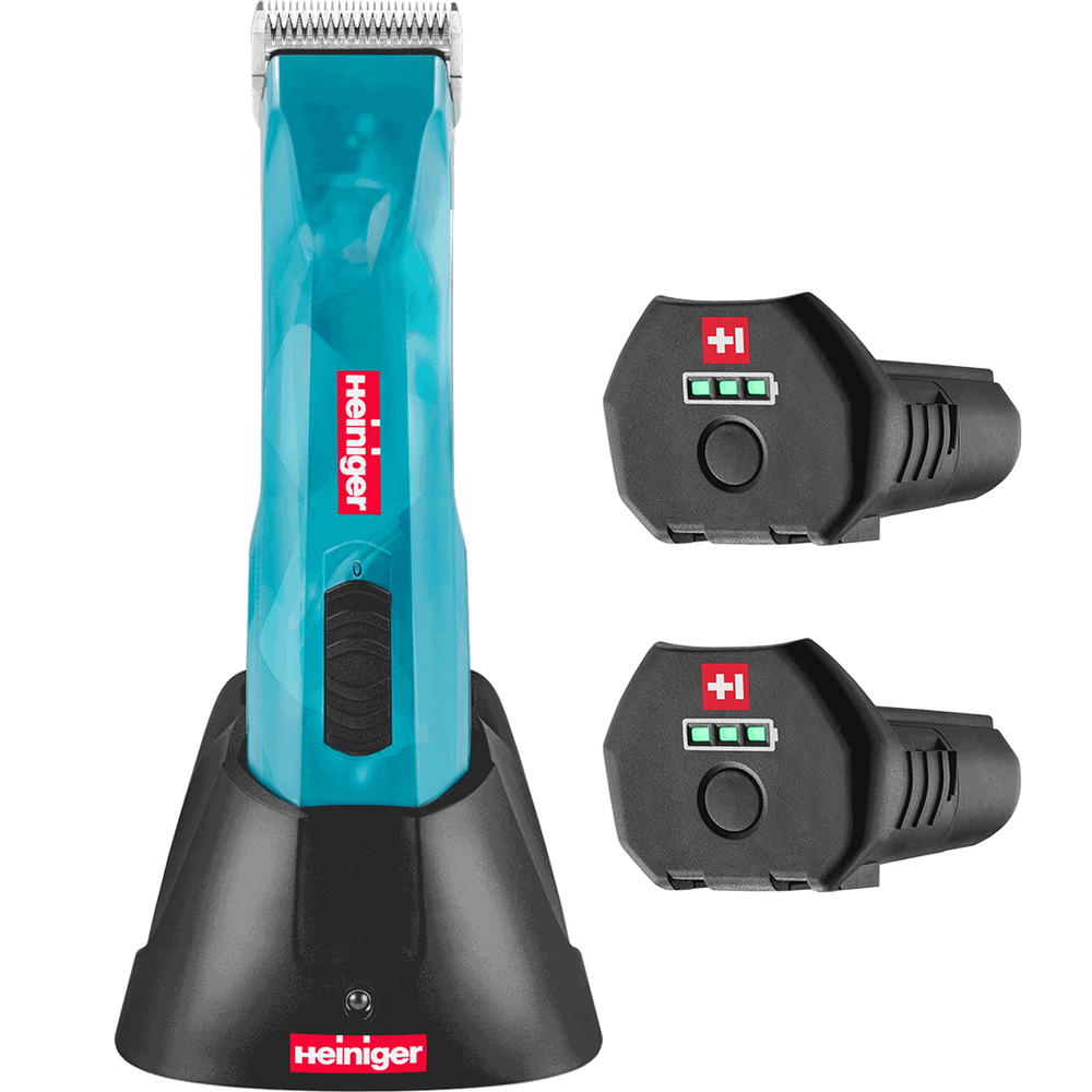 heiniger opal cordless grooming clipper battery bundle-two-battery