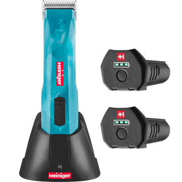 heiniger opal cordless grooming clipper battery bundle-two-battery