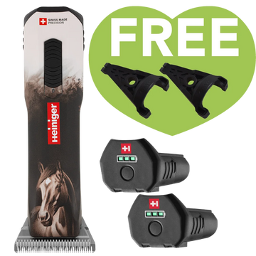 Pre-order Opal Horse Design Cordless Clipper with Two Batteries with 2 Free Drives by Heiniger