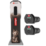 Opal Horse Design Cordless Clipper with Two Batteries by Heiniger