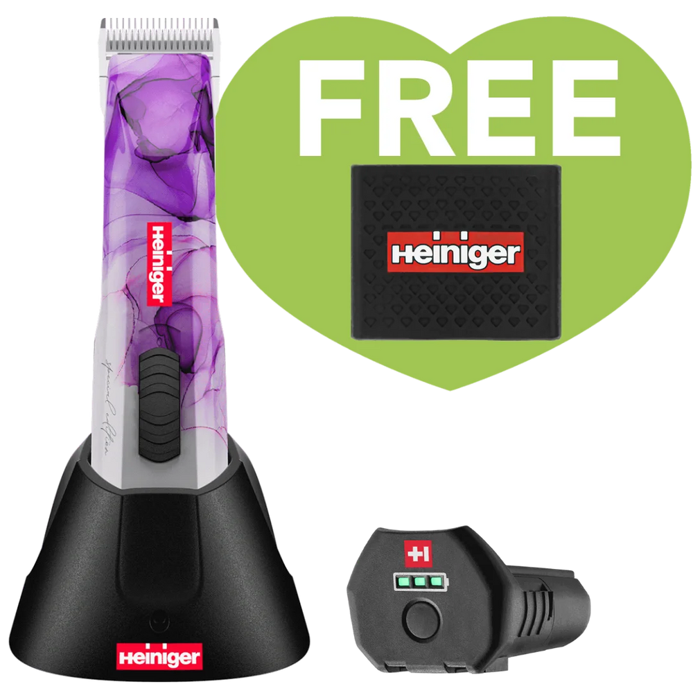 Special Edition Opal Cordless Clipper one battery with Free Clipper Grip by Heiniger