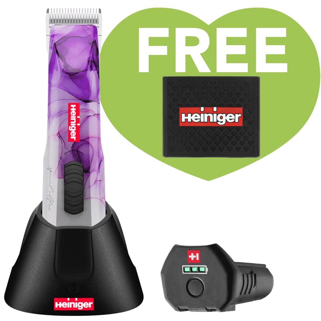 Special Edition Opal Cordless Clipper one battery with Free Clipper Grip by Heiniger