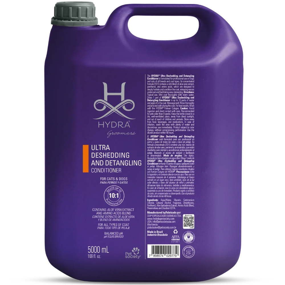 Ultra Deshedding and Detangling Conditioner 1.3Gallon by Hydra