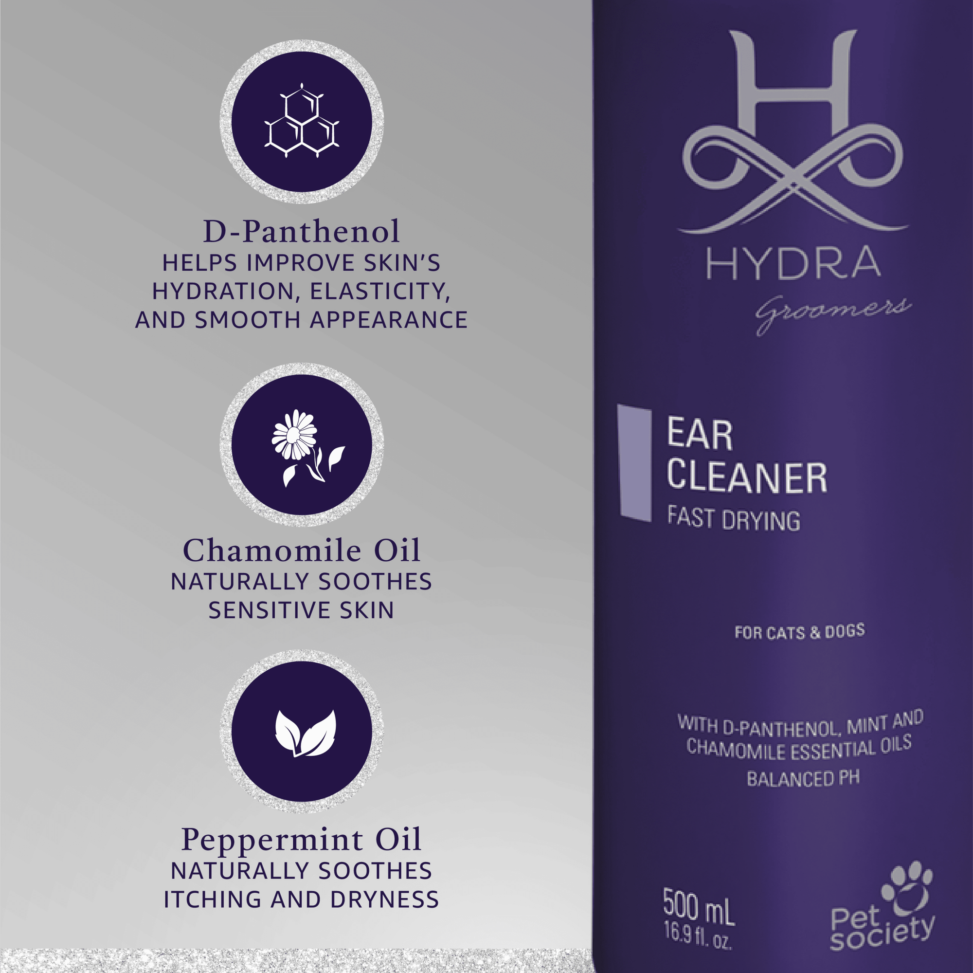 Purple ear wash for dogs hotsell