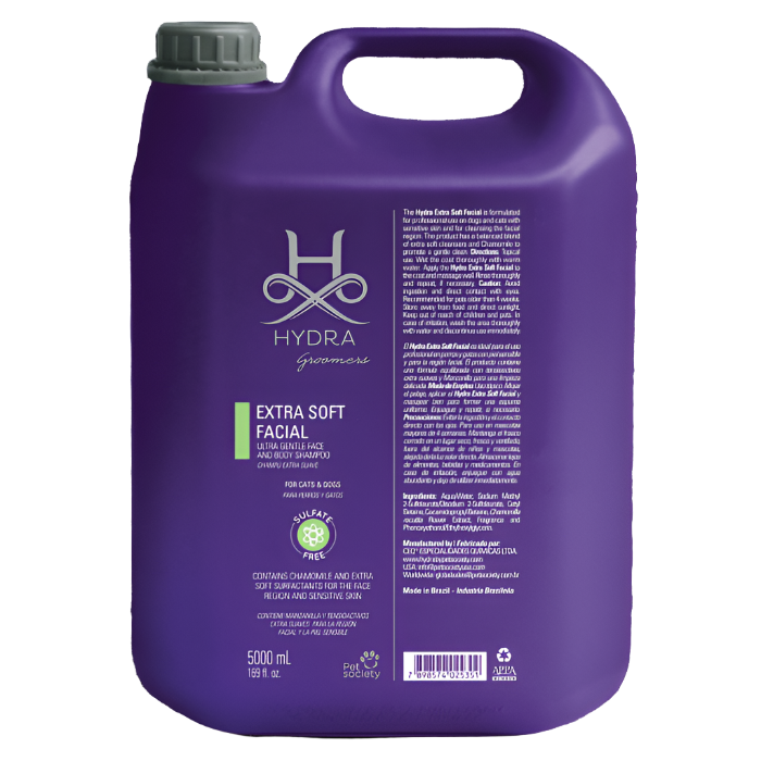 Extra Soft Facial Shampoo Gallon By Hydra