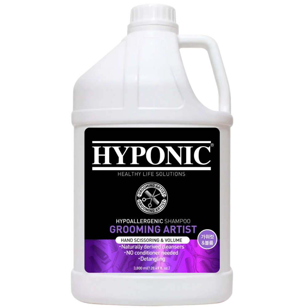 Grooming Artist Shampoo for dogs Hand Scissoring & Volume 3.8L by Hyponic