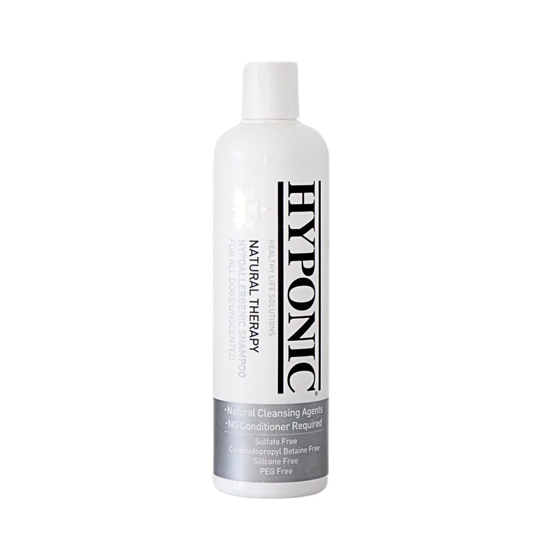 Hypoallergenic Shampoo for all dogs unscented 500ml by Hyponic