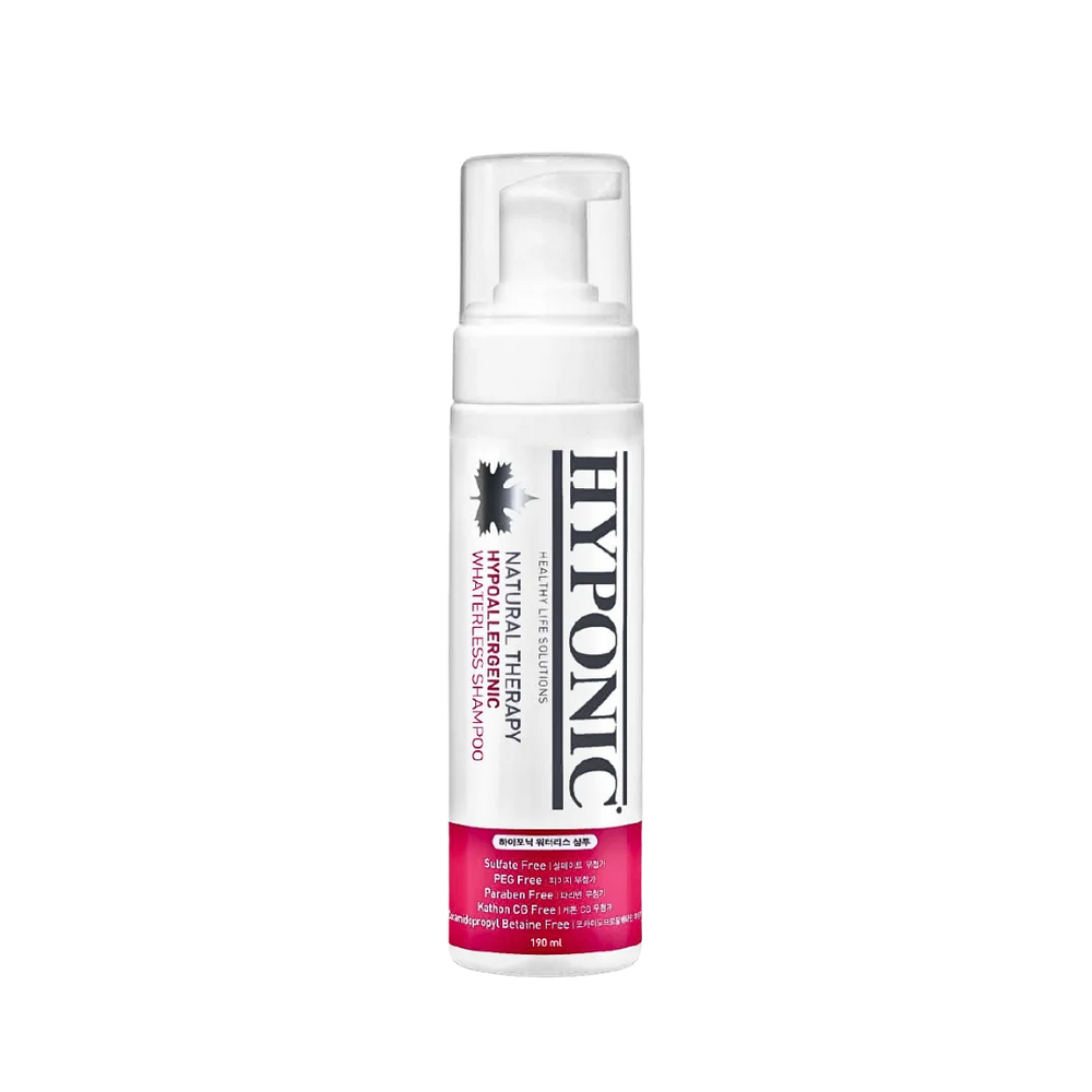 Hypoallergenic Waterless Shampoo 190ml by Hyponic