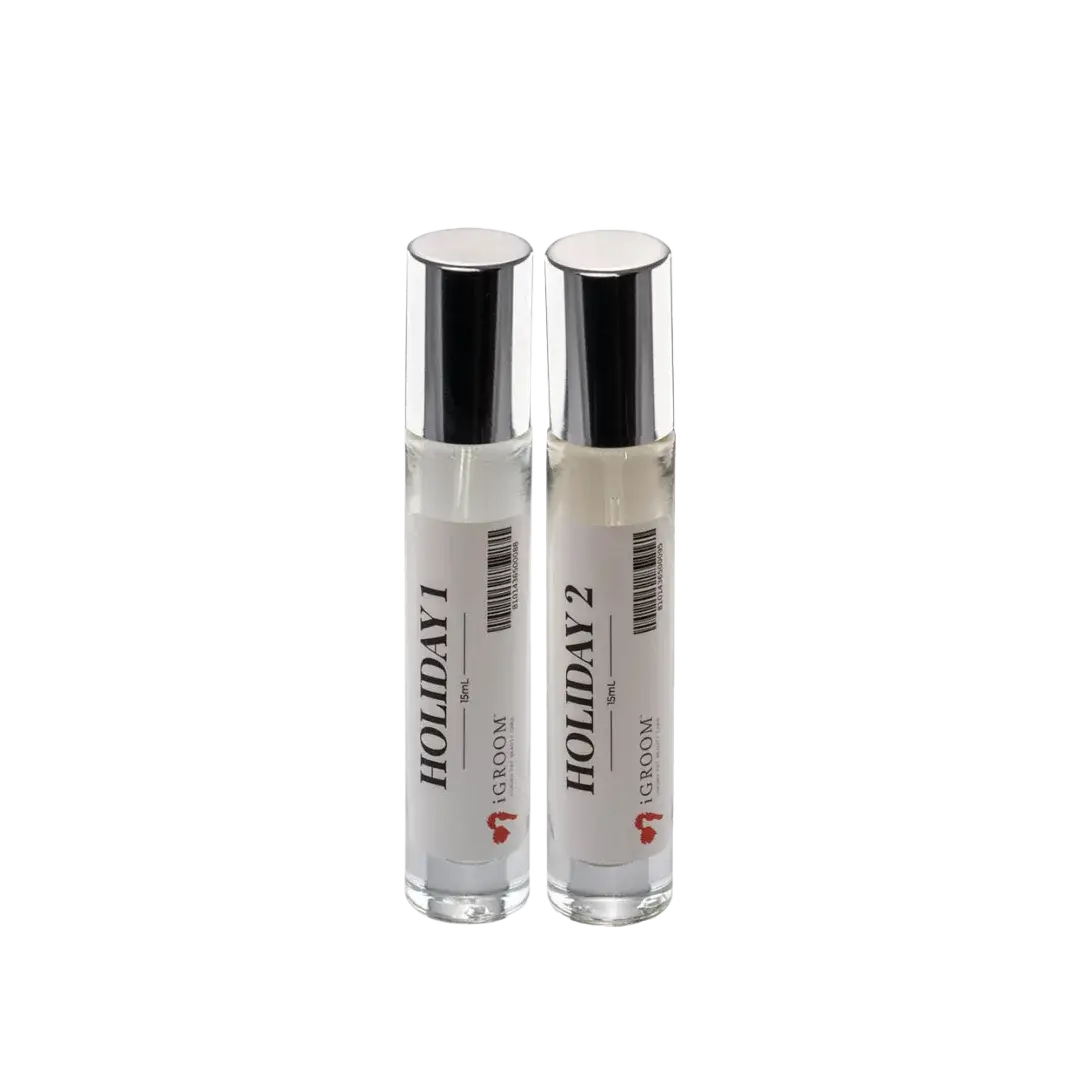 Holiday 1 and Holiday 2 Perfume 15ml Bundle by iGroom