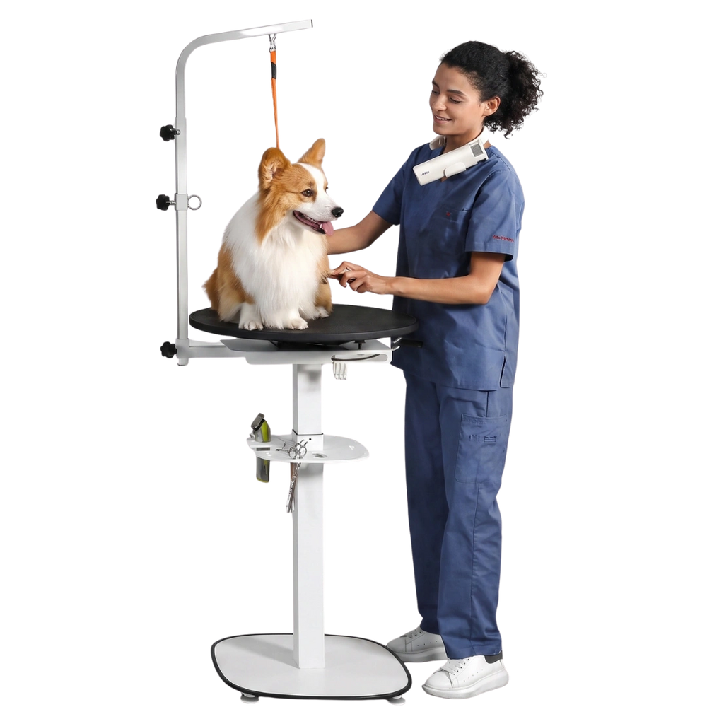 jirpet-rotique360-hydraulic-360-rotating-grooming-table-for-small-to-medium-pets