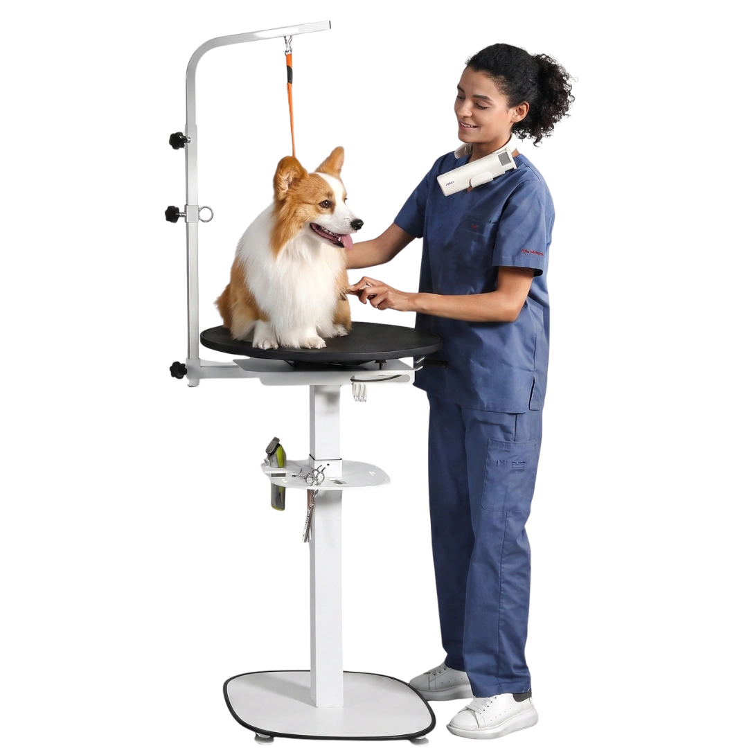  jirpet-rotique360-hydraulic-360-rotating-grooming-table-for-small-to-medium-pets