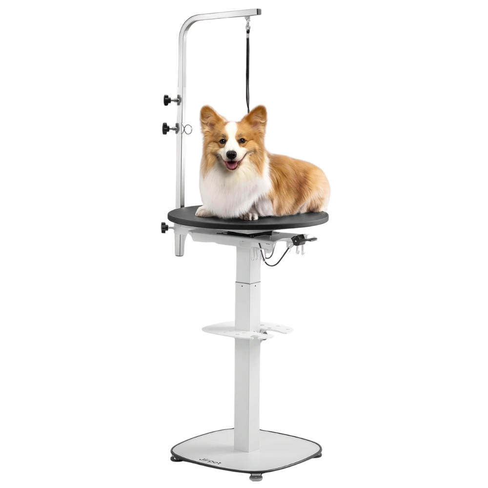  jirpet-rotique360-hydraulic-360-rotating-grooming-table-for-small-to-medium-pets
