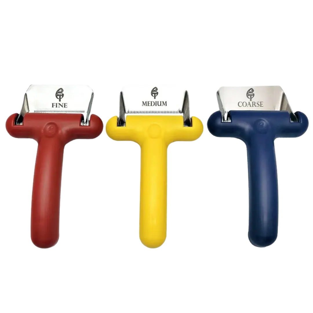 Coat Tender Set of 3 Blades Carding Tool by Jodi Murphy