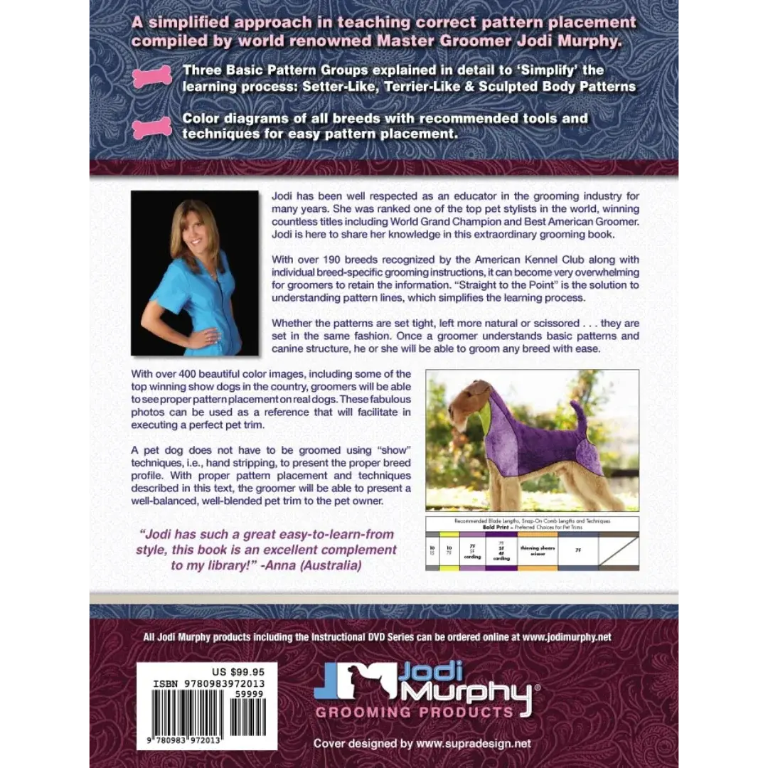 Dog Grooming Simplified Book by Jodi Murphy